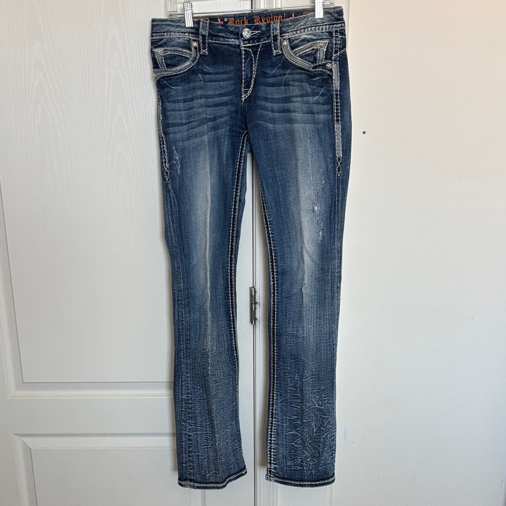 Rock Revival Blue Boot Cut Jeans